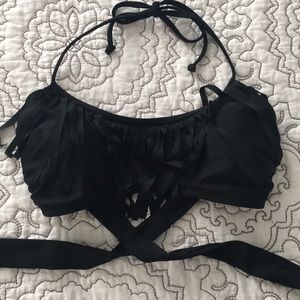 Xhilaration Fringe Bikini Top